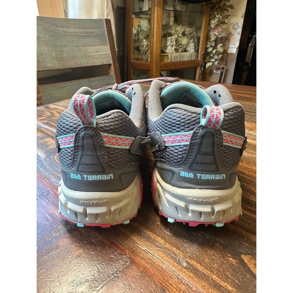 New Balance 412 v3 Tech Ride Trail Running Shoes Grey Pink Teal Womens 9.5 or M8 - Picture 8 of 14